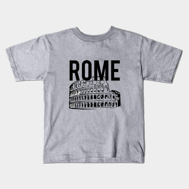 Rome Kids T-Shirt by cypryanus